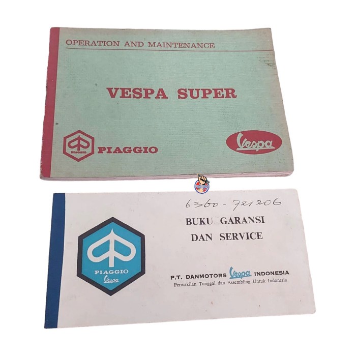 buku manual book vespa super original dindakanya2535
