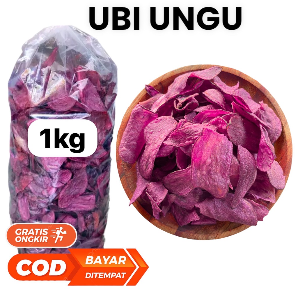 

Keripik Ubi Ungu Gurih Manis 1kg