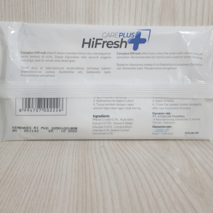 washlap disposable hifresh/ hifresh calm/ washlap antiseptic -2403