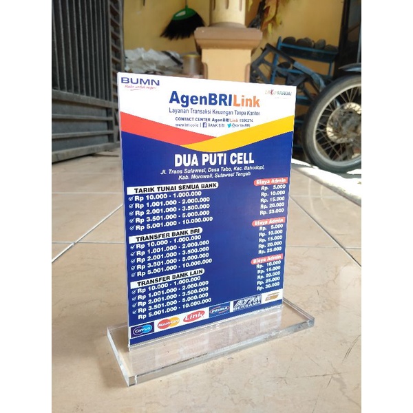 

BISA REQUESR DAFTAR TARIF HARGA AGEN BANK