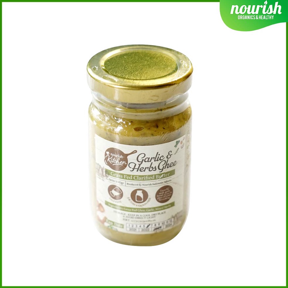 

Terbaru Ghee Garlic & Herbs (Grass Fed Ghee Clarified Butter) 100 gr Seller