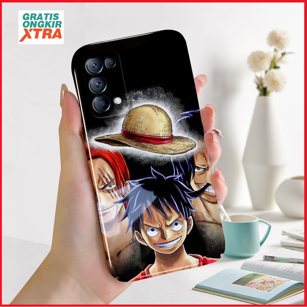 Hard case Akrilik Feilin Kompatibel Untuk OPPO F9 F11 Reno 5 Reno8 5G aesthetics ponsel casing Pola 