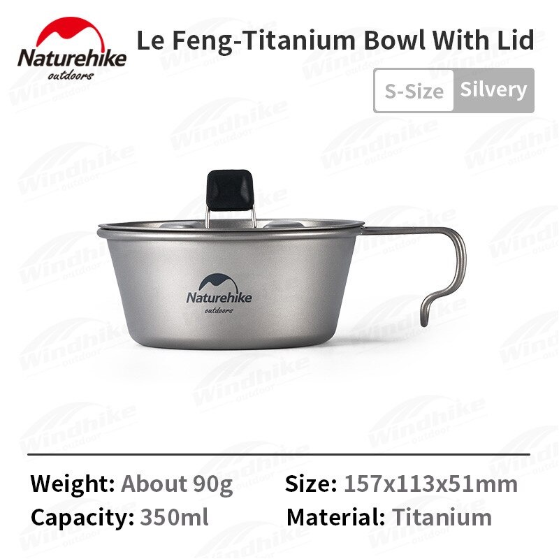 TOKO.PEJALAN TITANIUM BOWL NATUREHIKE NH22CJ001