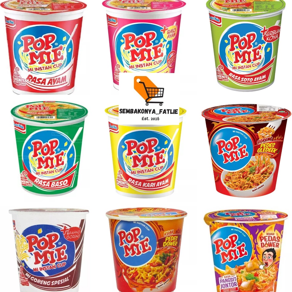 

Stok Banyak POP MIE ALL VARIAN Super Promo