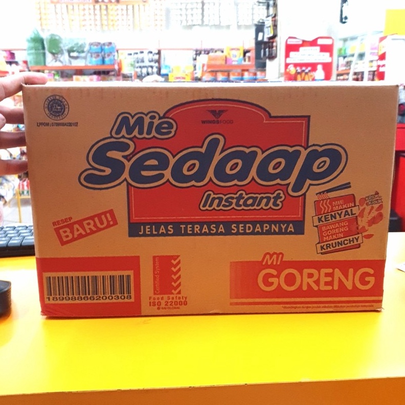 

YDRK7094 7.7 ed 03.24 CTN 40S - MIE SEDAAP GORENG ORIGINAL 40PCS / MI SEDAP GORENG - LIVEpop