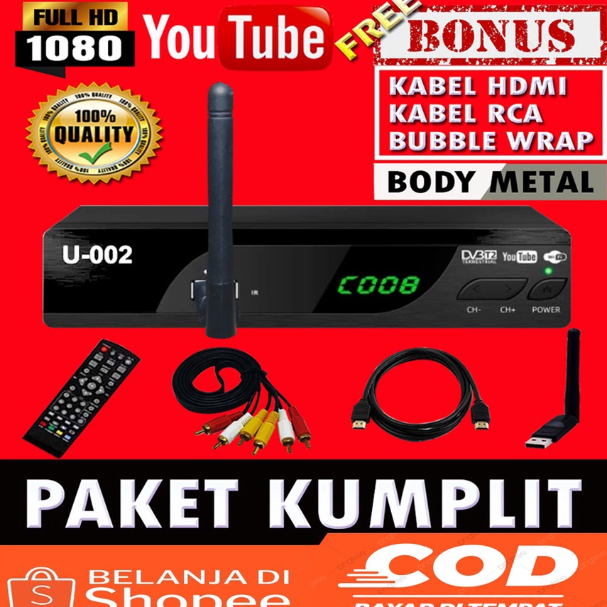 HOT SALE DVB T2 DVB-T2 STB ESTEBE SET TOP BOX SET BOX TV DIGITAL SETOP BOX ALAT PENANGKAP SIARAN DIG