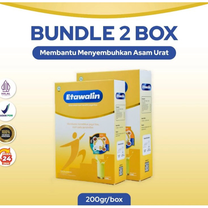 

Laris 2 Box SUSU ETAWALIN - Membantu Mengatasi Nyeri Sendi & Tulang Rematik 200 gr Diskon