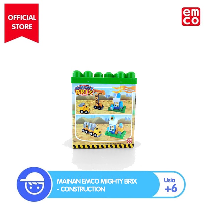 Mainan Emco Mighty Brix - Construction