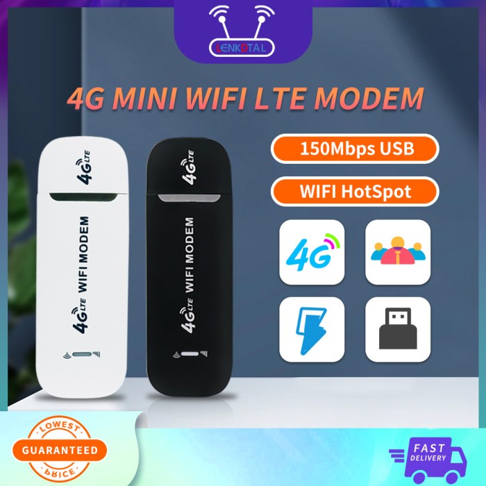 Modem 4G LTE Support All Operator SIM card 150 Mbps Modem WIFI 4G