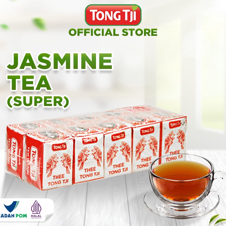 

➧➣✩✸ Tong Tji Super Jasmine Tea 40 gram, Teh Seduh (harga per slop) Bayar Di Tempat