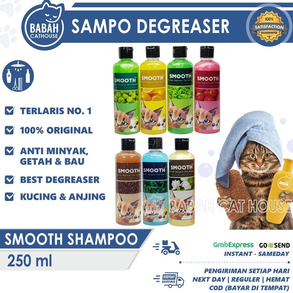 SMOOTH Sampo Kitten Kucing Anjing Degreaser Pet Shampo Wangi Anak Puppy Dog Cat Shampoo Grooming Mur