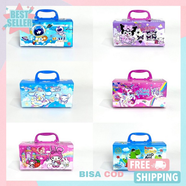 

Kotak Pensil Aesthetic Tempat Pengsil Anak Laki Perempuan Disgrip Lucu Korea Aestetik Disgrib Bagus Terbaru Dusgrip Viral Murah Korean Style Wadah Pulpen Kode Kekinian Dosgrip Tk Sd Cowok Cewek Pencil Case Estetik Kotak Kotak Pensil Karton 3D+Kunci P