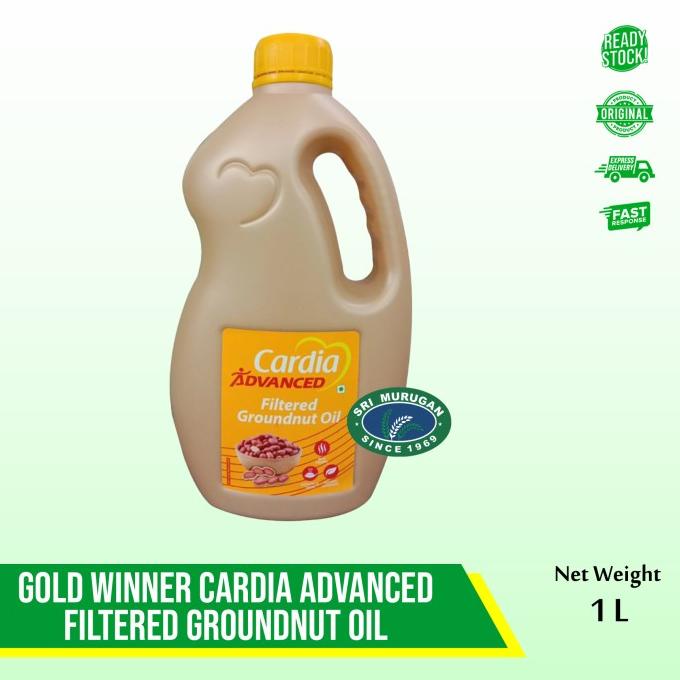 

>>>>>] GOLD WINNER CARDIA ADVANCED FILTERED GROUNDNUT OIL 1 LT