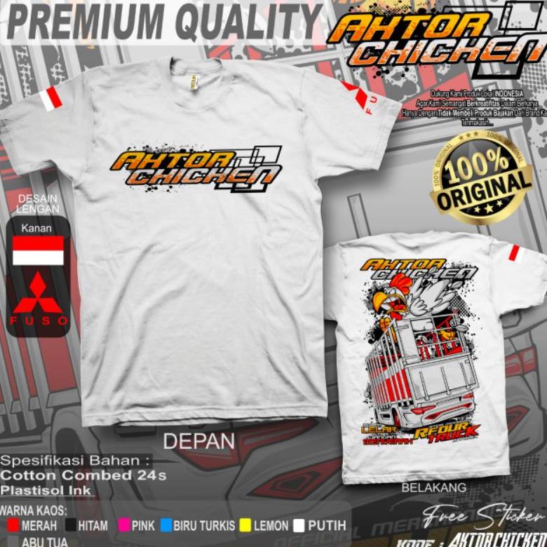 [Ttt] Kaos Truk Kaos Truk Ayam Kaos Truck Baju Truk Ayam Kaos Truk Dewasa Kaos Truk  Oleng Kaos Ayam