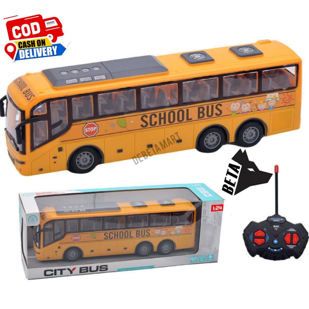 [Ttt] Rdr1107 Rc Miniatur Bus Indonesia Miniatur Bus Pajangan 1:32 Bukan Diecast Rc Truk Oleng Bus L