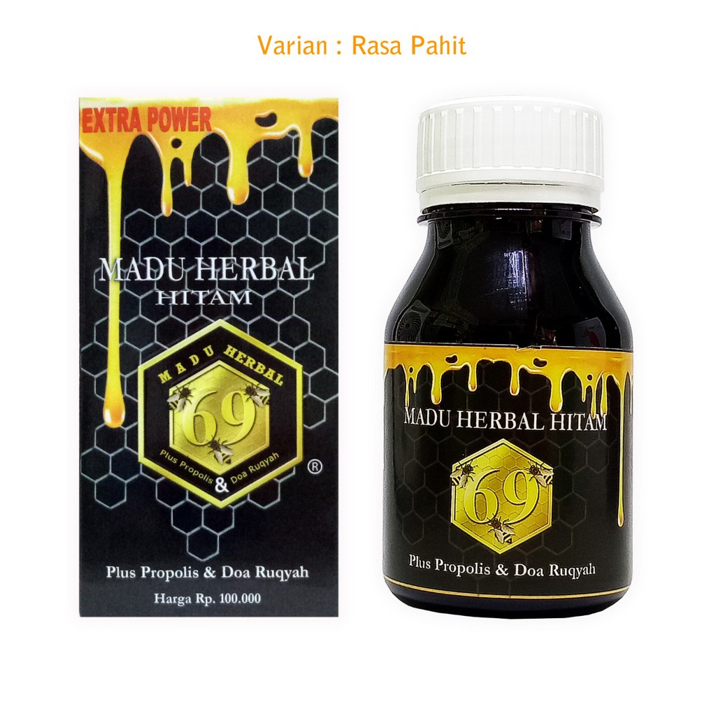 

Madu 69 Hitam Pahit Plus Propolis Doa Rukyah