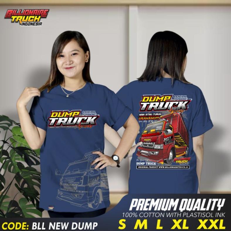 [Arc] Kaos Truk Kaos Dump Truck Baju Truk Terlaris Baju Truck Keren Kaos Driver Oleng Kaos Truk Bill