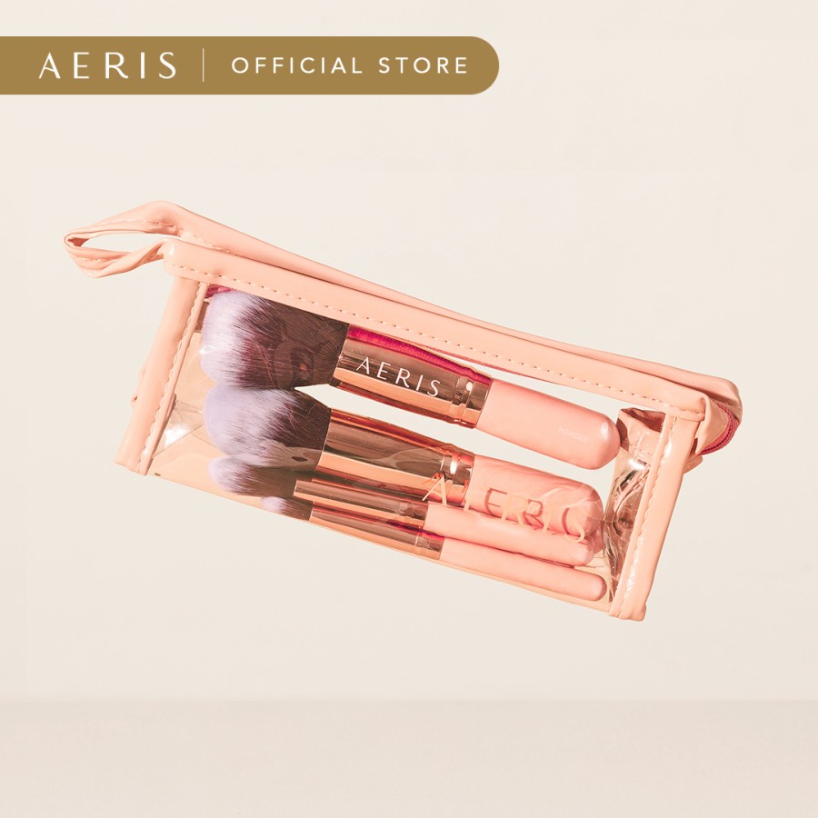 The Coral Travel (7 Pcs Face & Eye Brush Set)