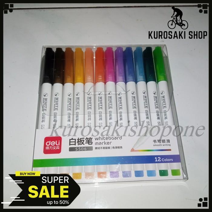 

WHITE BOARD MARKER ISI 12 BUAH SPIDOL WARNA WARNI GRATIS ONGKIR