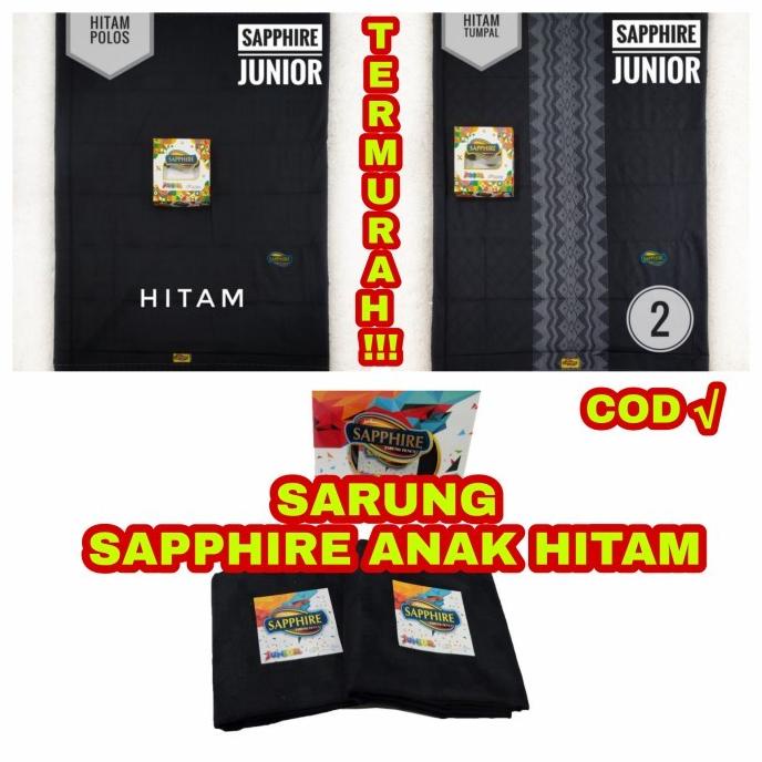 sarung Sapphire anak hitam / safir anak hitam