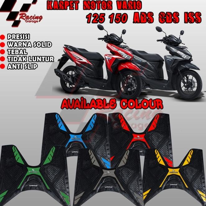 Karpet Motor Vario 125 150 Abs Cbs Iss Floor Step Alas Kaki