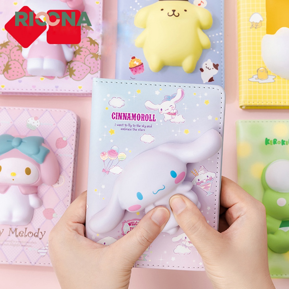 

[ART. M82A] Buku Squishy Sanrio Daily Notebook Agenda Buku Catatan Anak Buku Tulis Diary Squishy