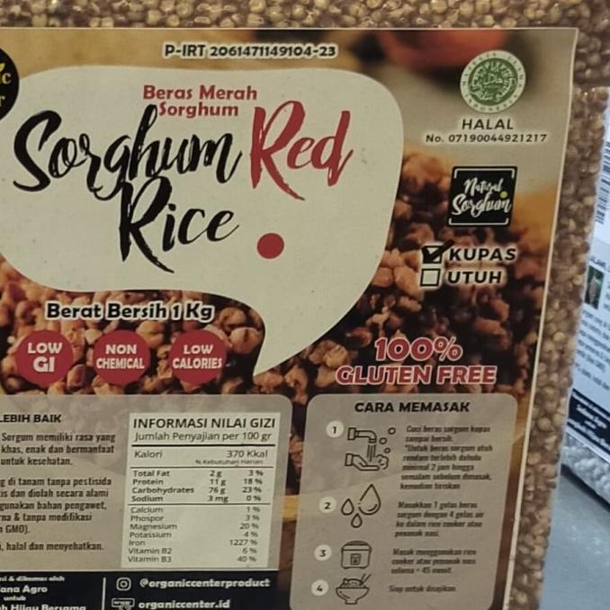 

:=:=:=:=] Sorghum Diabetic Red Rice 1kg beras merah diabetes sorgum