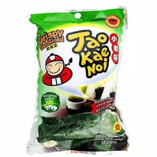 

((((()paling dicari] Tao Kae Noi Crispy Original 32 gr snack snek rumput laut