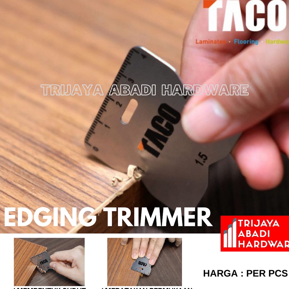 ¯ MV Edging Trimmer Taco Stainless Steel Pemotong Tepian Sudut HPL / PVC c Murah ★★★.