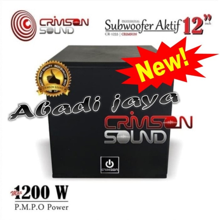 Crimson Cr 1255 Subwoofer Aktif 12In Crimson Cr1255