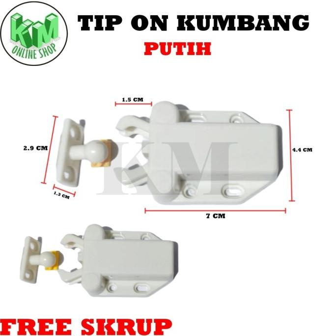 BEST PRODUK Push Open Latch Minilatch Tip On Kumbang Push To Open Mini Latch