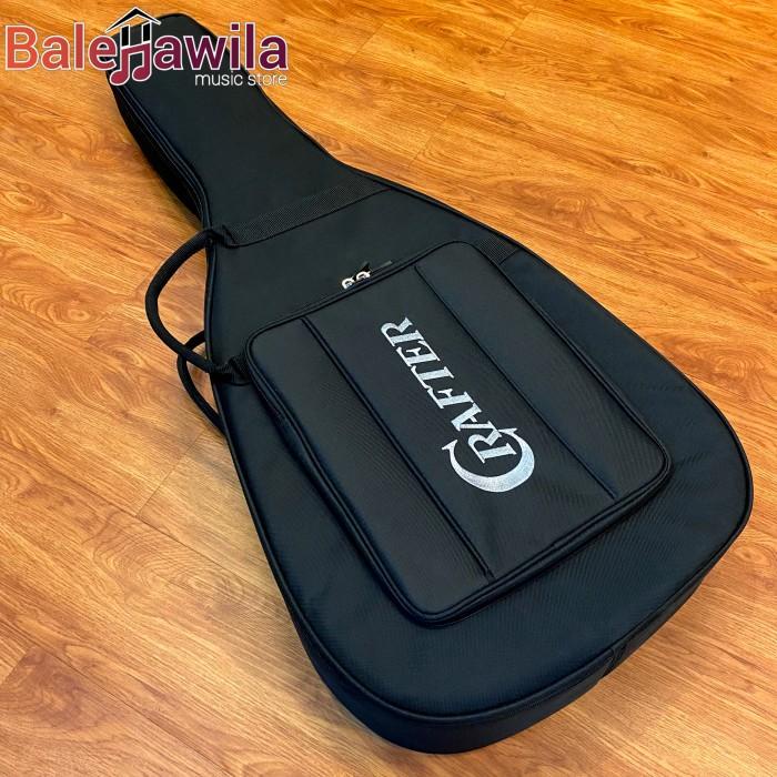 Tas Gitar Akustik Crafter Hitam Softcase Gitar Tebal Gigbag Original