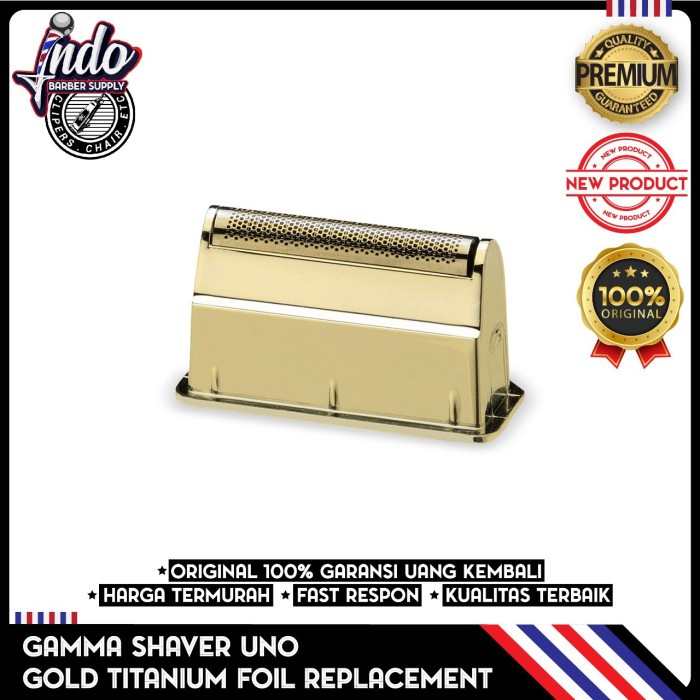 FOIL GAMMA SHAVER UNO / SINGLE FOIL / ALAT CUKUR RAMBUT ORIGINAL