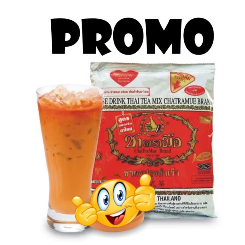 

Baru THAI TEA ORIGINAL CHATRAMUE 400GR/ PROMO TEH ORIGINAL THAILAND 400GR CHATRAMUE
