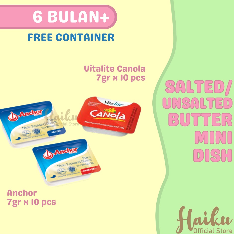 

Terupdate Unsalted Butter MPASI Anchor, Vitalite Canola (10 cup) / unsalted butter bayi mpasi Ready