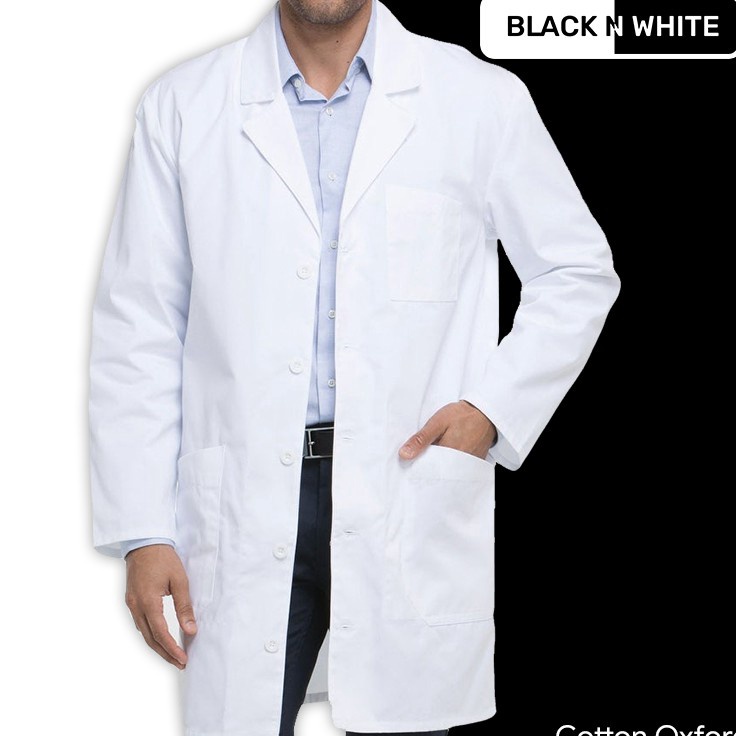 BVVB1256 (COD )NEW_PRODUCT Original Jas laboratorium Baju Lab lengan panjang warna putih tebal baju 