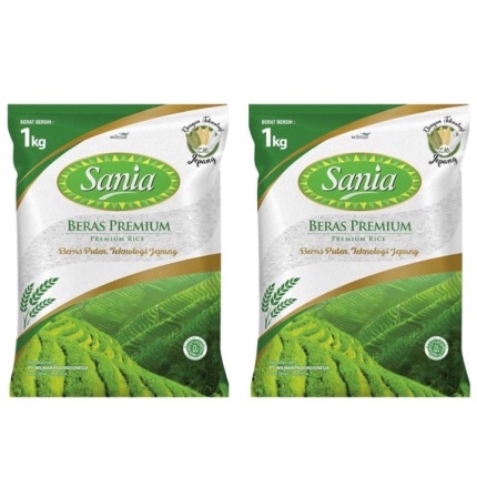 

COD Sania Beras Premium 2 x 1 kg !!!