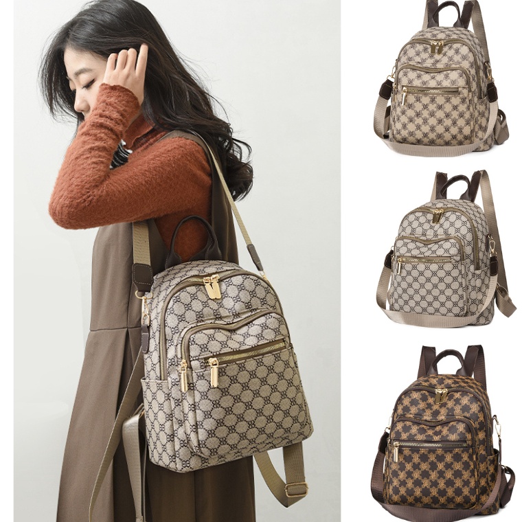 ✨SHOPEE MALL✨ Tas Ransel Wanita Import Fashion 8380C gas 