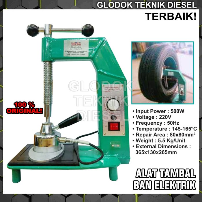 Wipro Alat Pemanas Tambal Ban Tubeless Elektrik AJD-1 AJD1 ORIGINAL