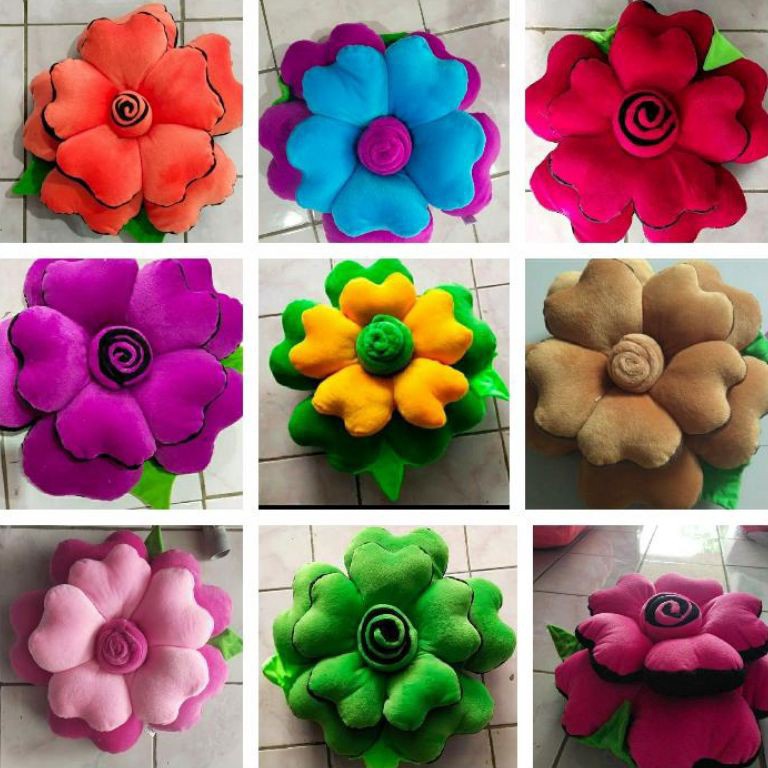 TERBAIK Bantal bunga mawar /Bantal sofa mawar