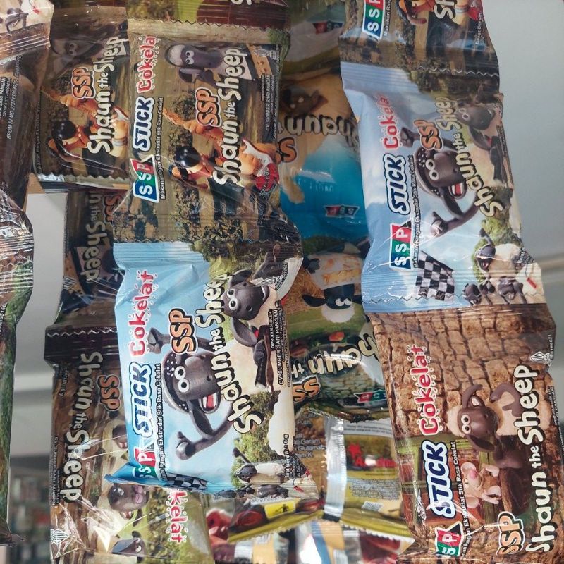 

Shaun the Sheep Stick Coklat chocolate 10pcs/renteng