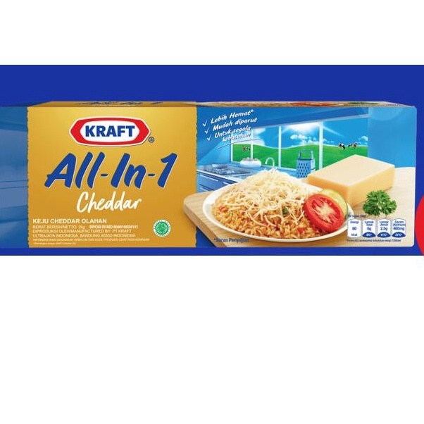 

Big Sale Keju Kraft Cheddar All-in-1 2kg ➣✷✮