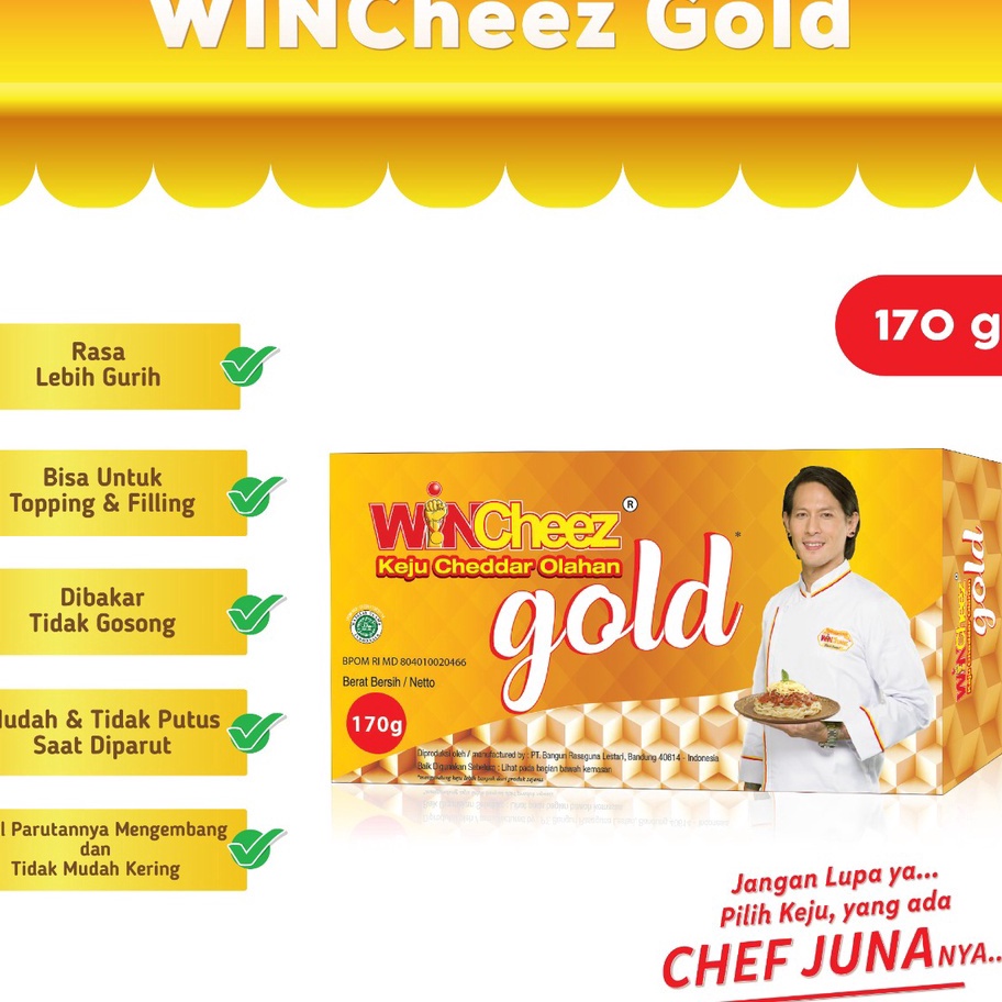 

TQXH4479 ORIGINAL% WINCheez Keju GOLD 170 Gram