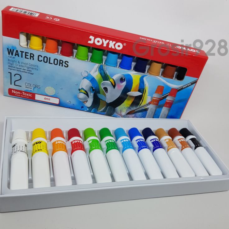 

Produk Keren Water Colors / Cat Air Joyko 12 warna