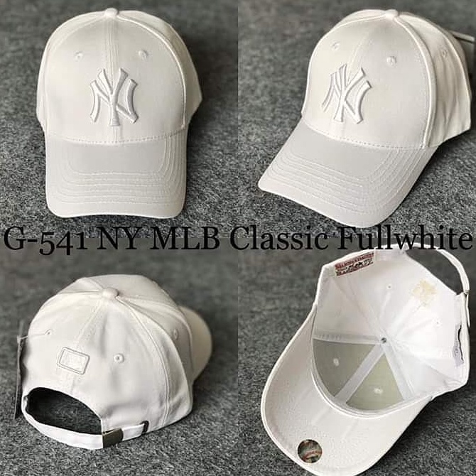 _ JS Topi Baseball Caps NY MLB Classic Fullwhite New York ✱ ϟ