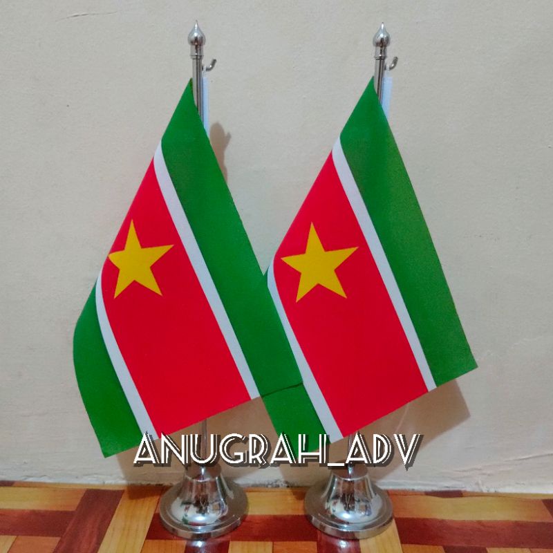 

tiang stainless bendera meja SURINAME