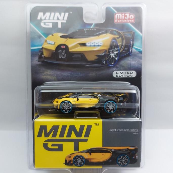 MiniGT Mini GT 317 Bugatti Vision Gran Turismo Yellow blister