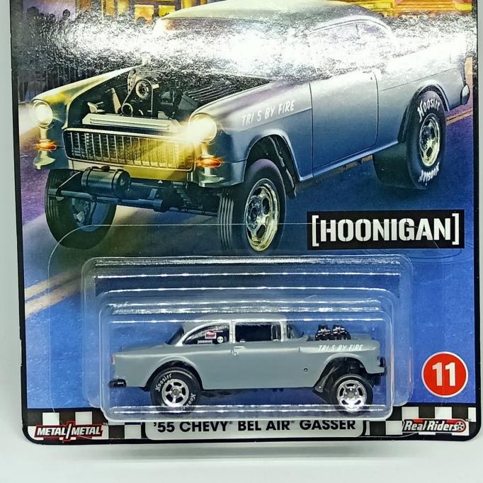 Hot Wheels Premium 55 Chevy Bel Air Gasser Boulevard Hoonigan