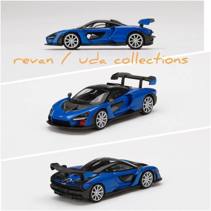 MiniGT Mini GT 232 McLaren Senna Antares Blue