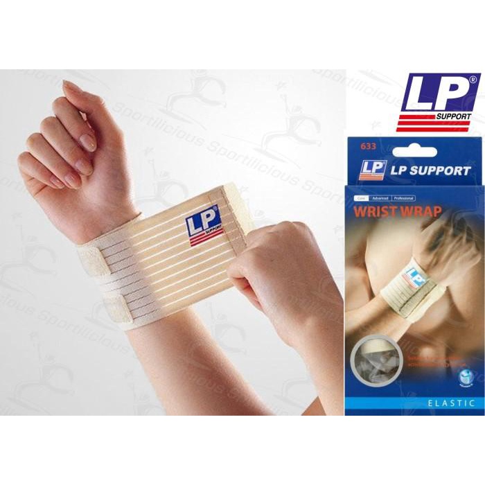 Lp Support Elastic Wrist Wrap 633 Deker Lilit Pergelangan Original